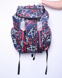 Ghost Backpack, Canvas, Blue/Red/White, Db, A29037